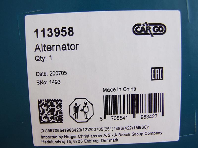 Alternator bosch 12v 150a citroen jumper 2.2hdi, ducato