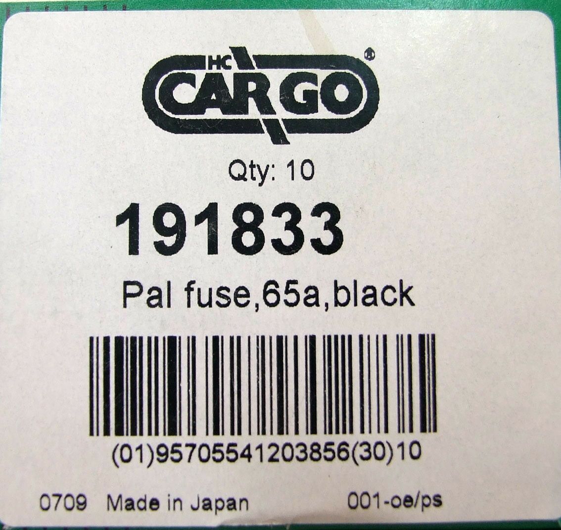 Osigurac japanski 65a crni