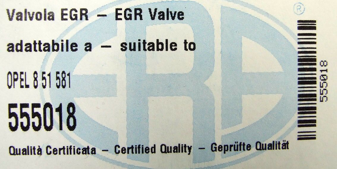 Egr ventil opel astra g 1.6 16v