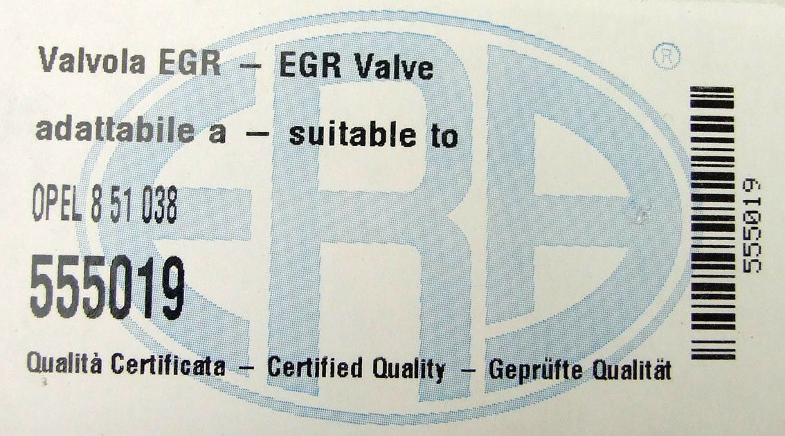 Egr ventil opel astra g 1.6 00-, corsa c 1.4