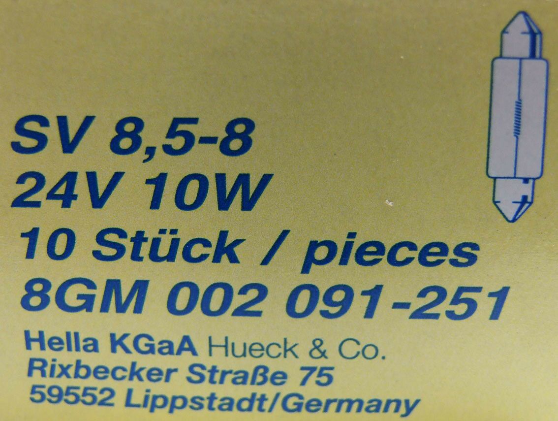 Zarulja 24v 10w sulfidna