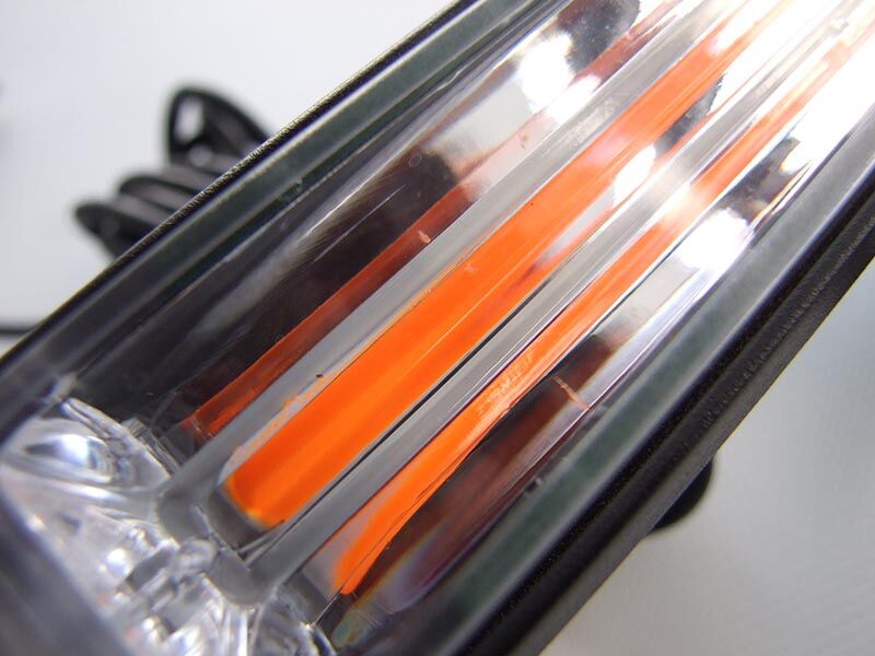 Treptac led 6 polja narancasti 12-24v