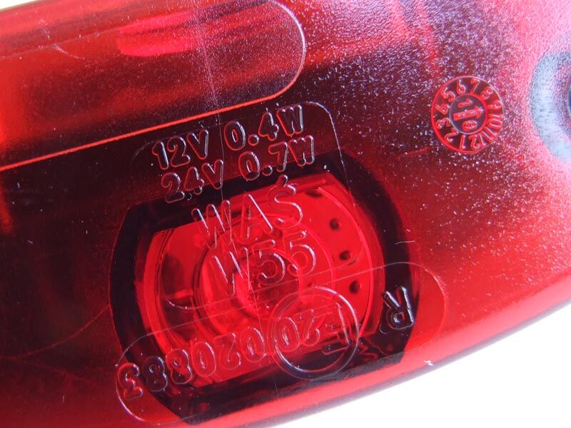 Svjetlo registracijske tablice led 12-24v crveno